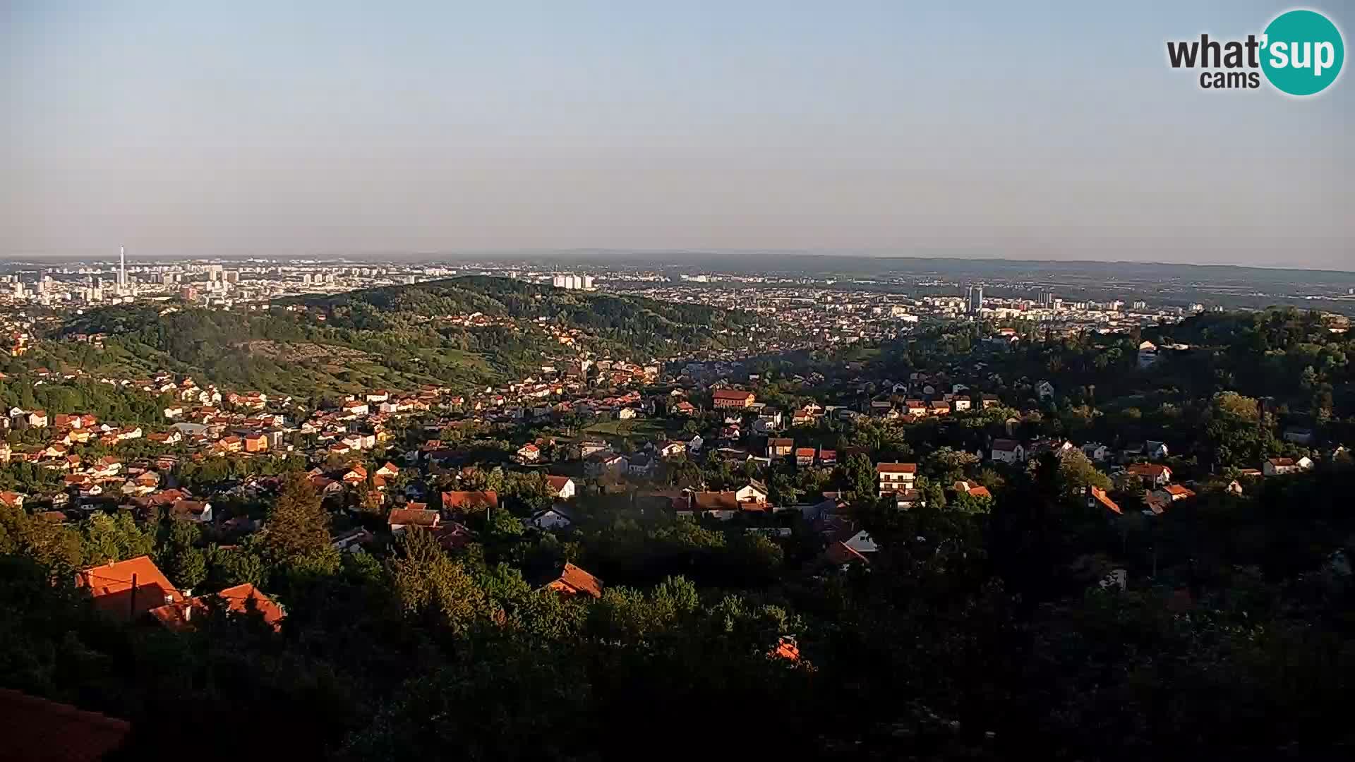 Panoramic view of Zagreb