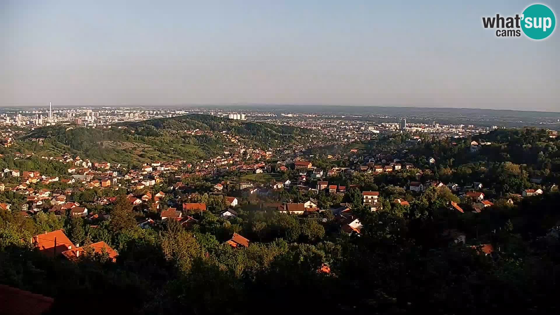 Panoramic view of Zagreb