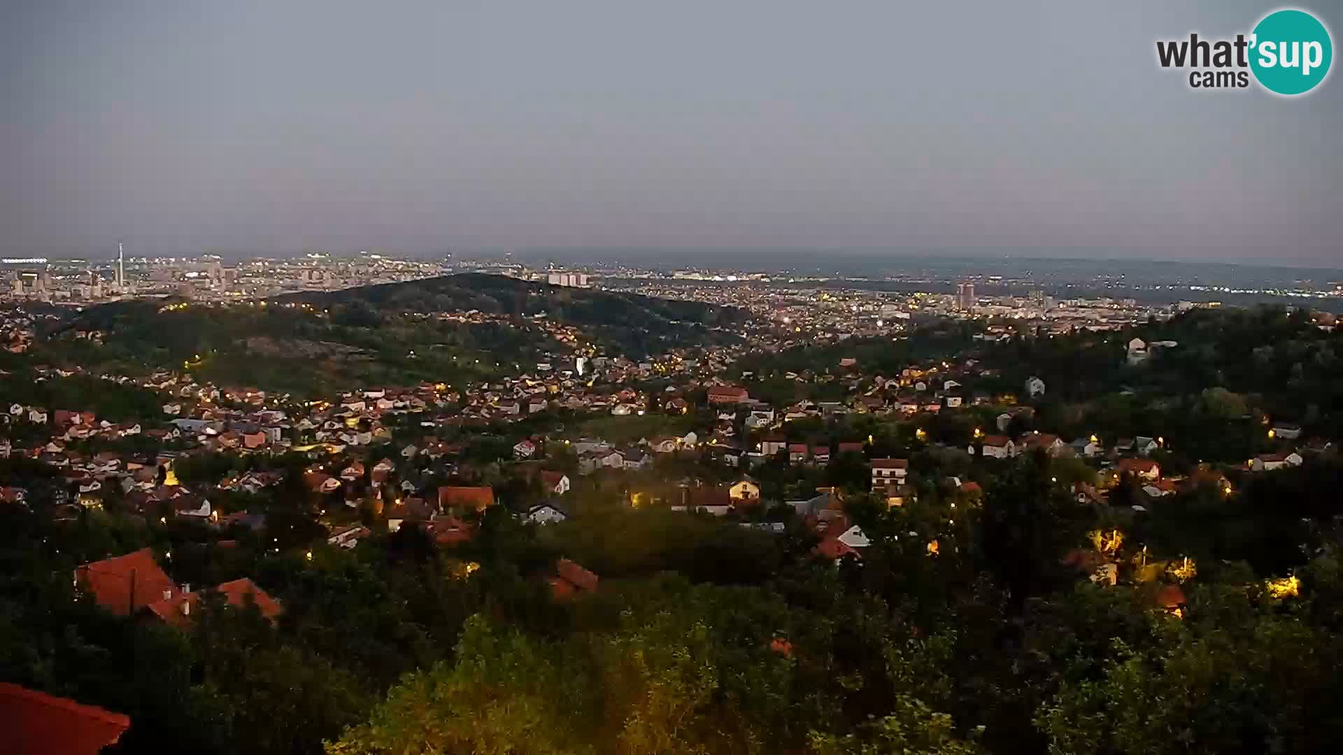 Panoramablick von Zagreb
