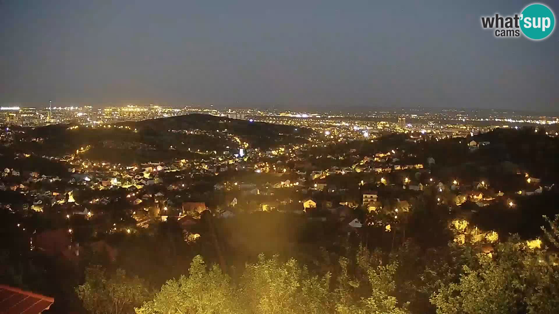 Vue panoramique de Zagreb