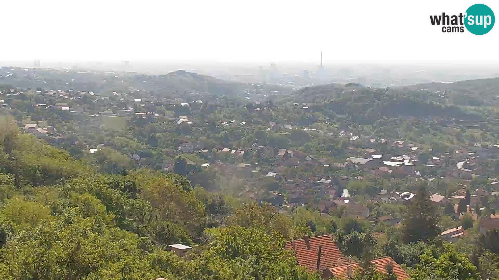 Vue panoramique de Zagreb