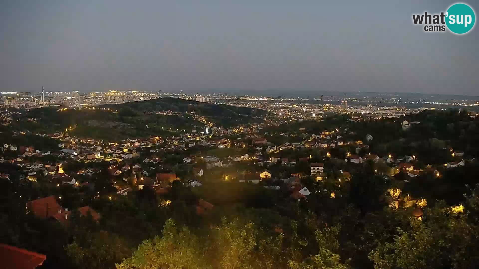 Panoramski pogled na Zagreb