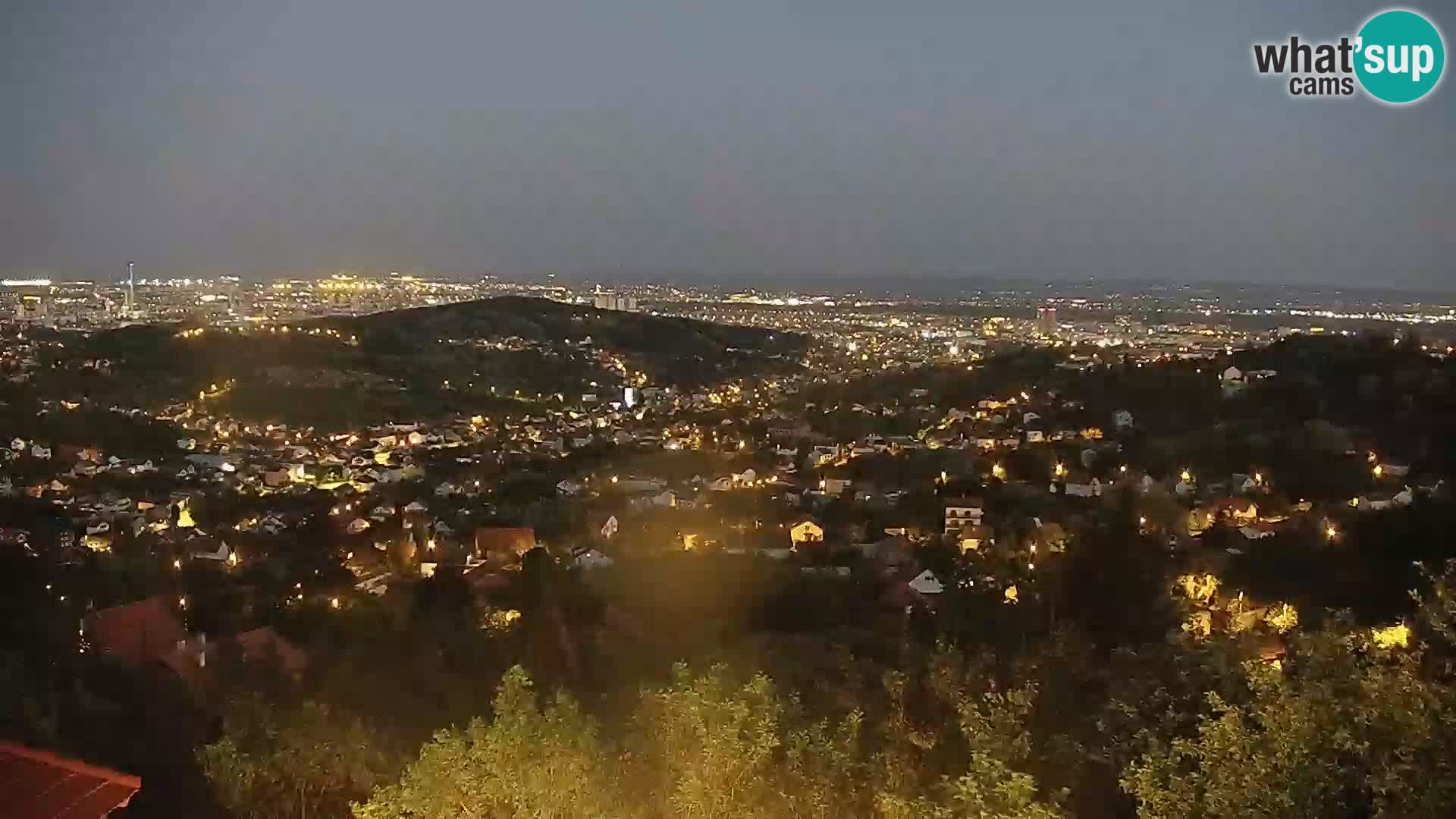 Panoramski pogled na Zagreb
