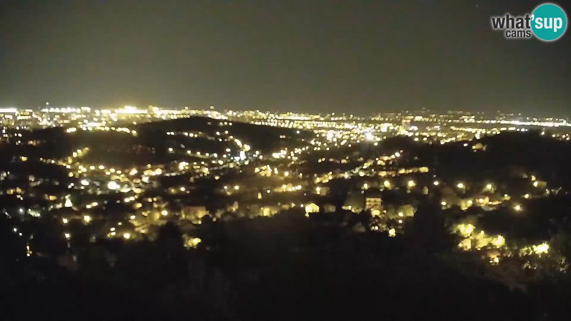 Vista panoramica di Zagabria