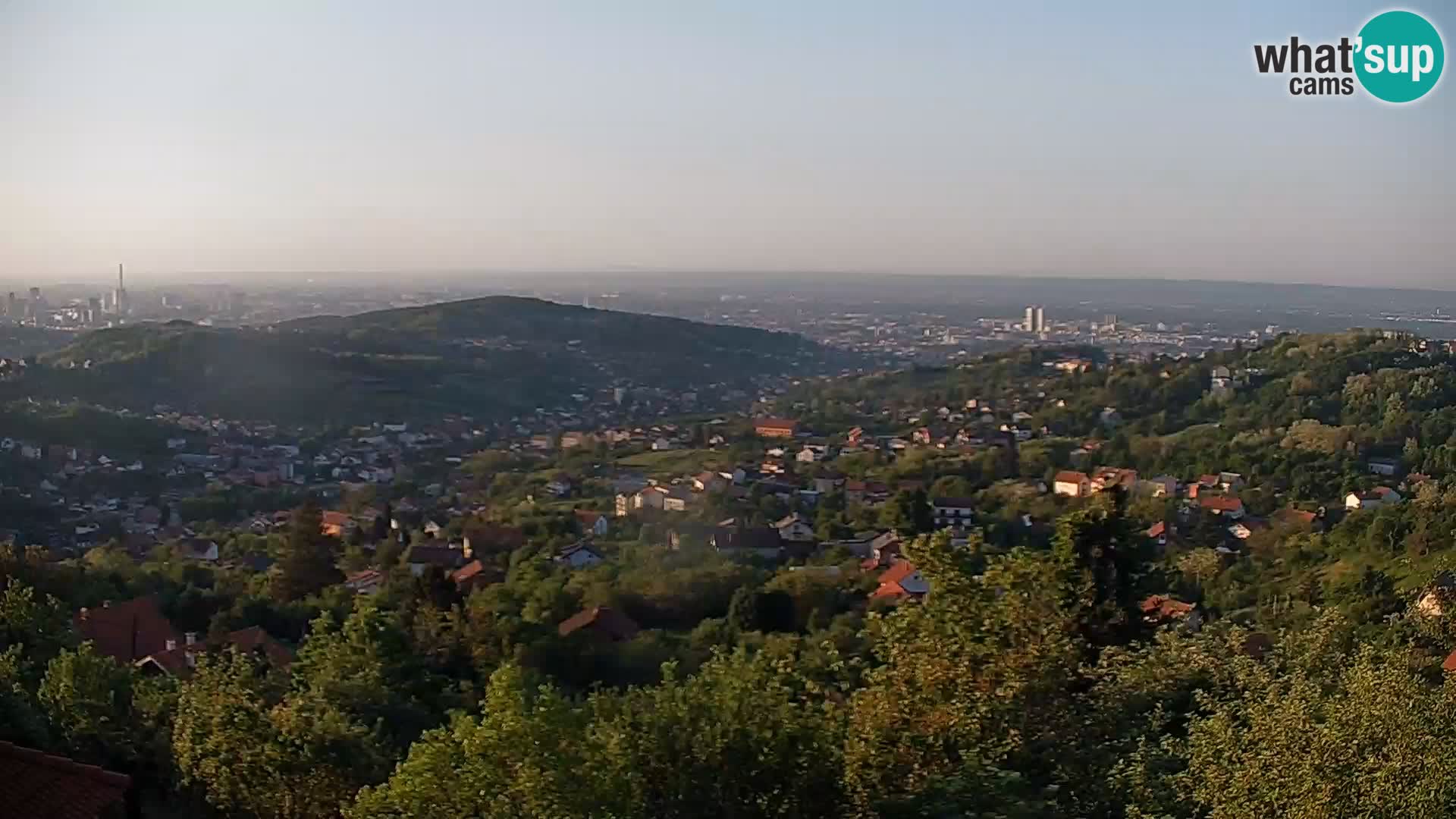 Vista panorámica de Zagreb