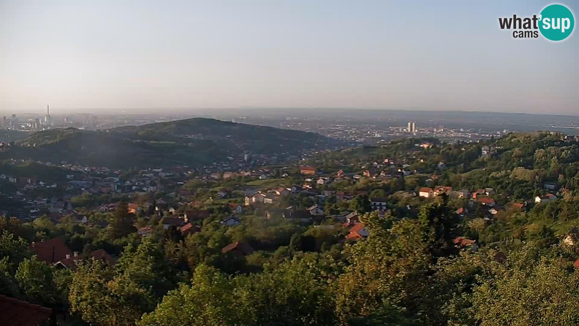 Panoramic view of Zagreb