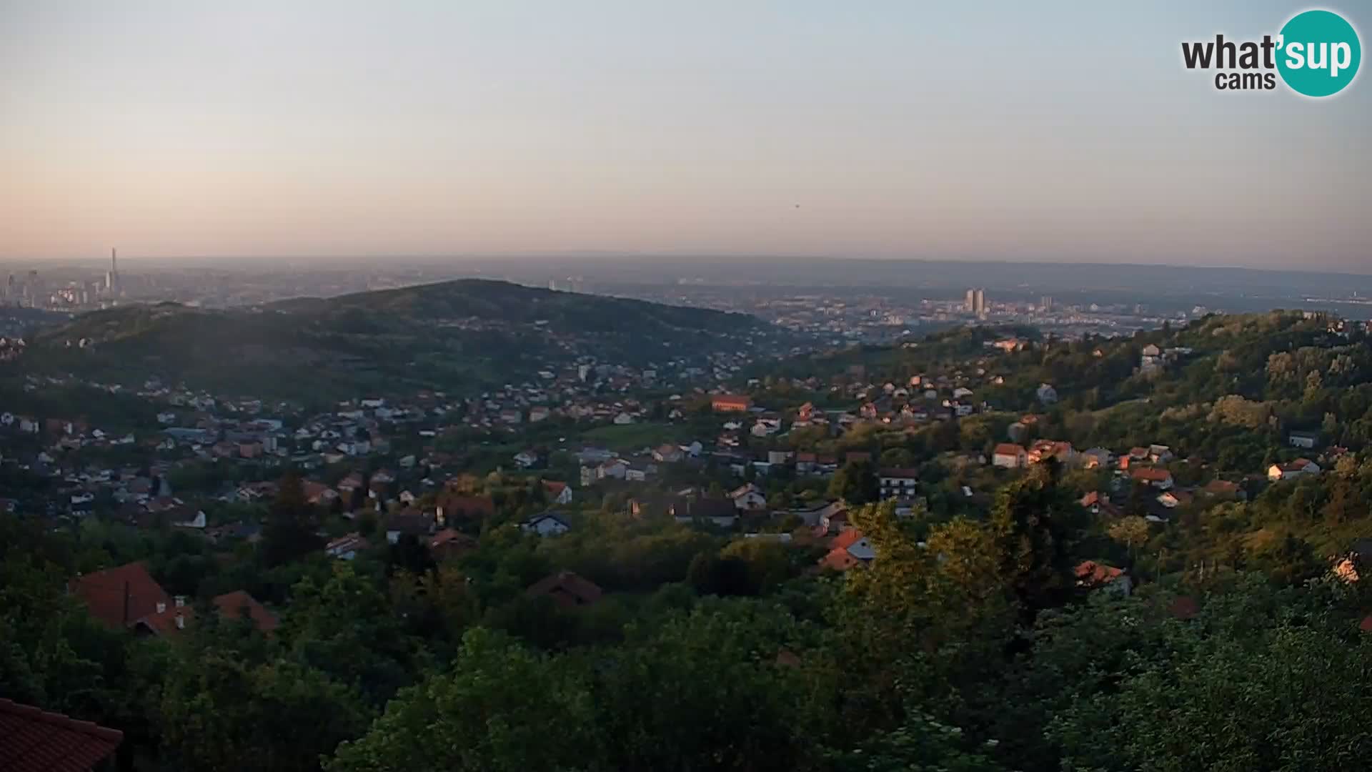 Vista panorámica de Zagreb
