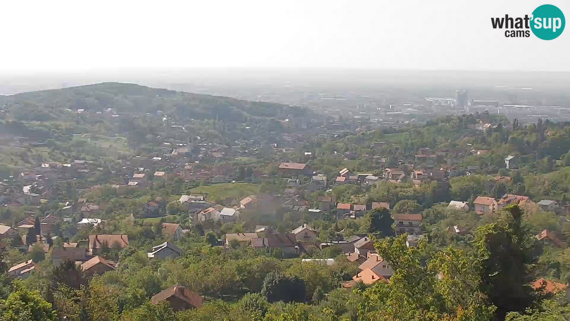 Panoramic view of Zagreb
