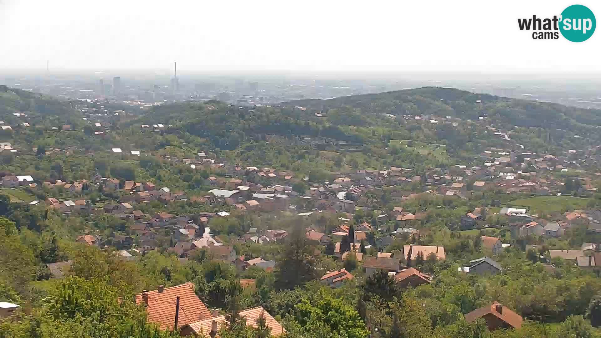 Panoramski pogled na Zagreb