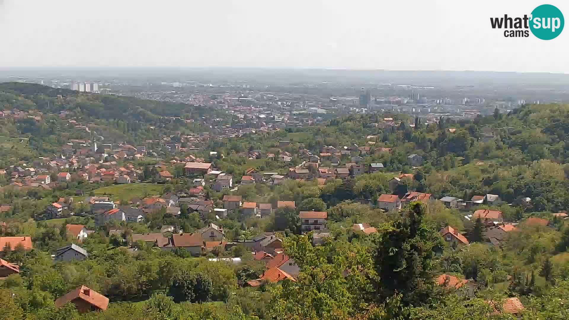 Panoramic view of Zagreb