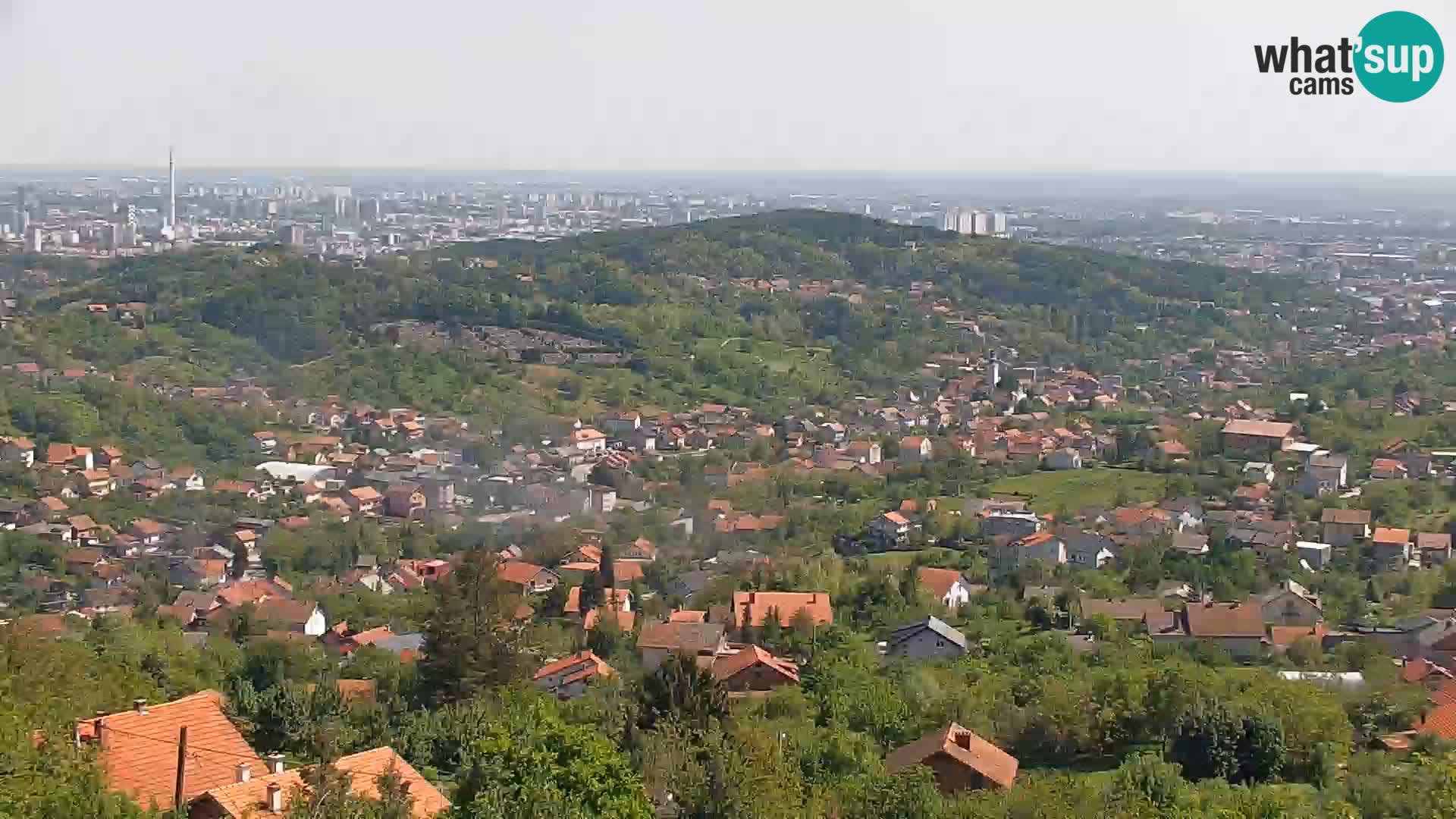 Panoramic view of Zagreb