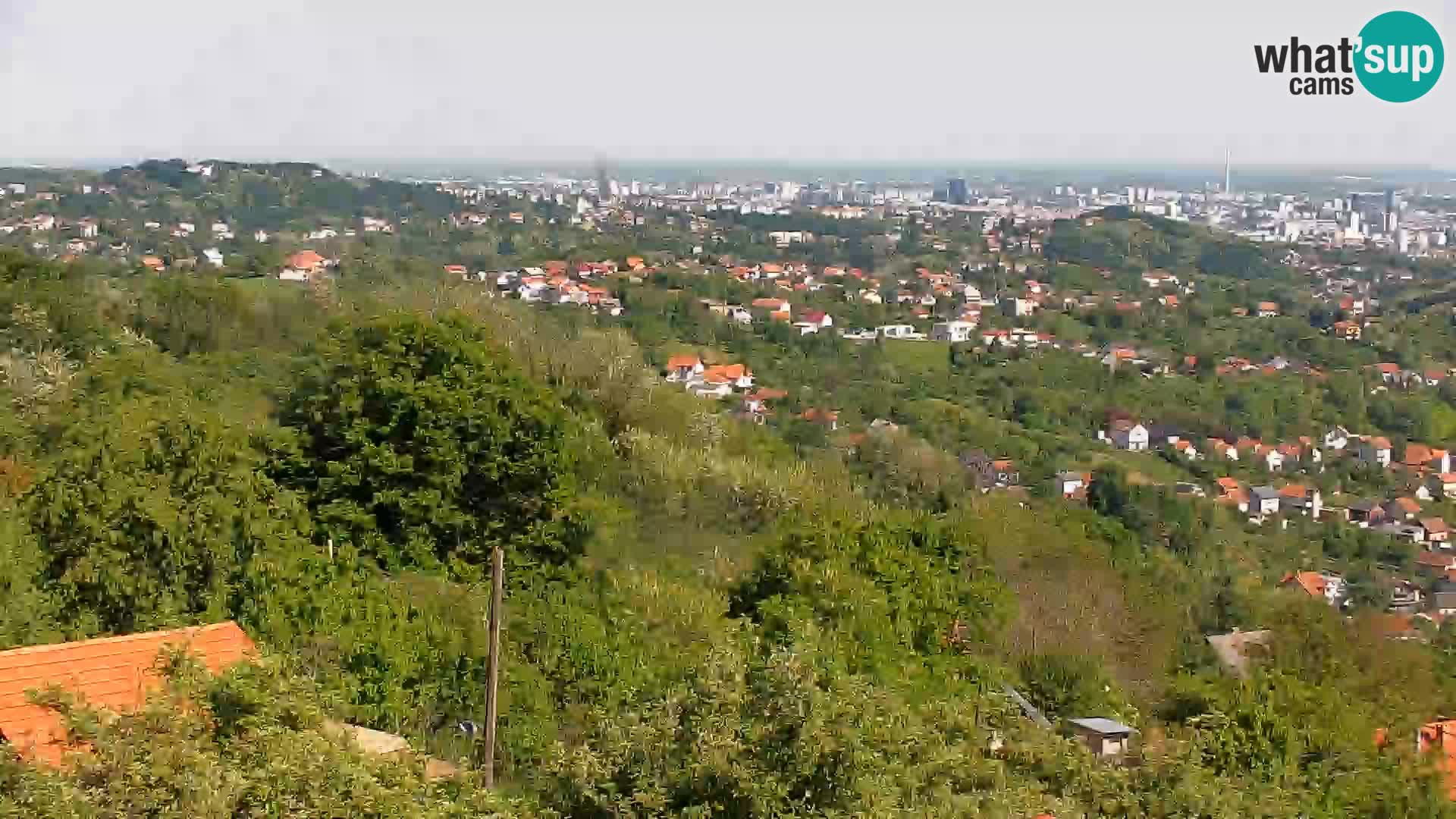 Panoramski pogled na Zagreb