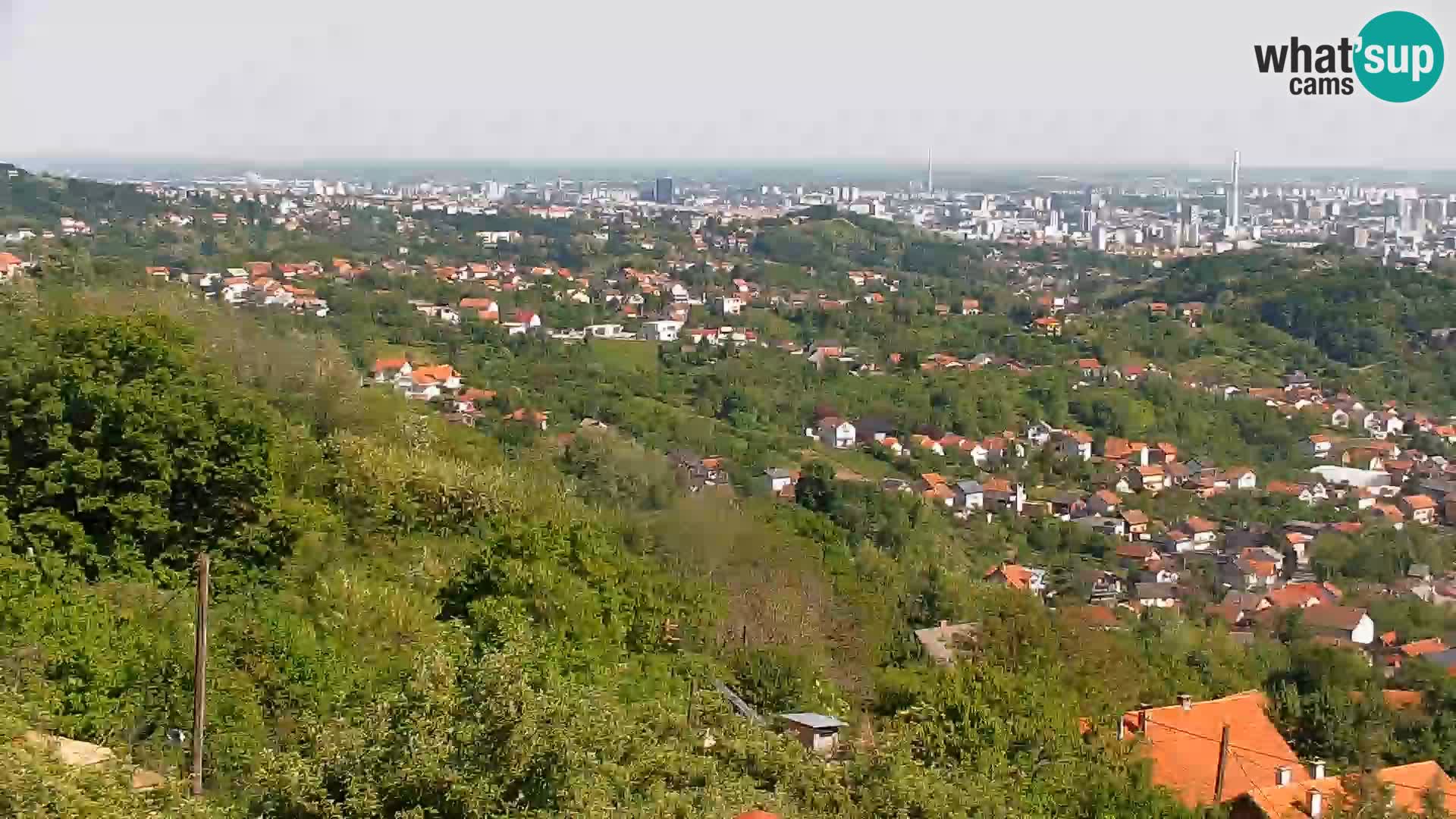 Panoramski pogled na Zagreb