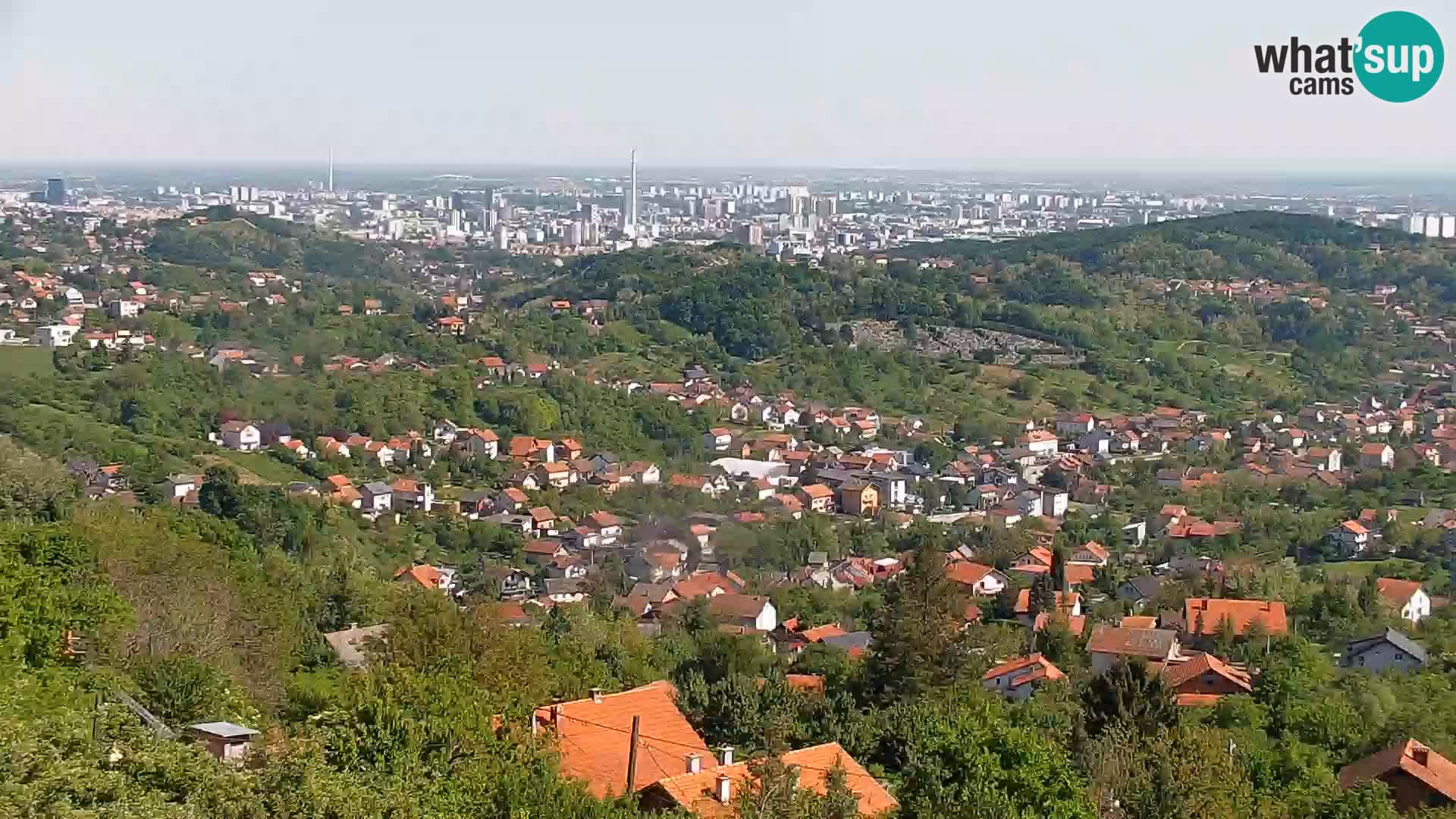 Panoramablick von Zagreb