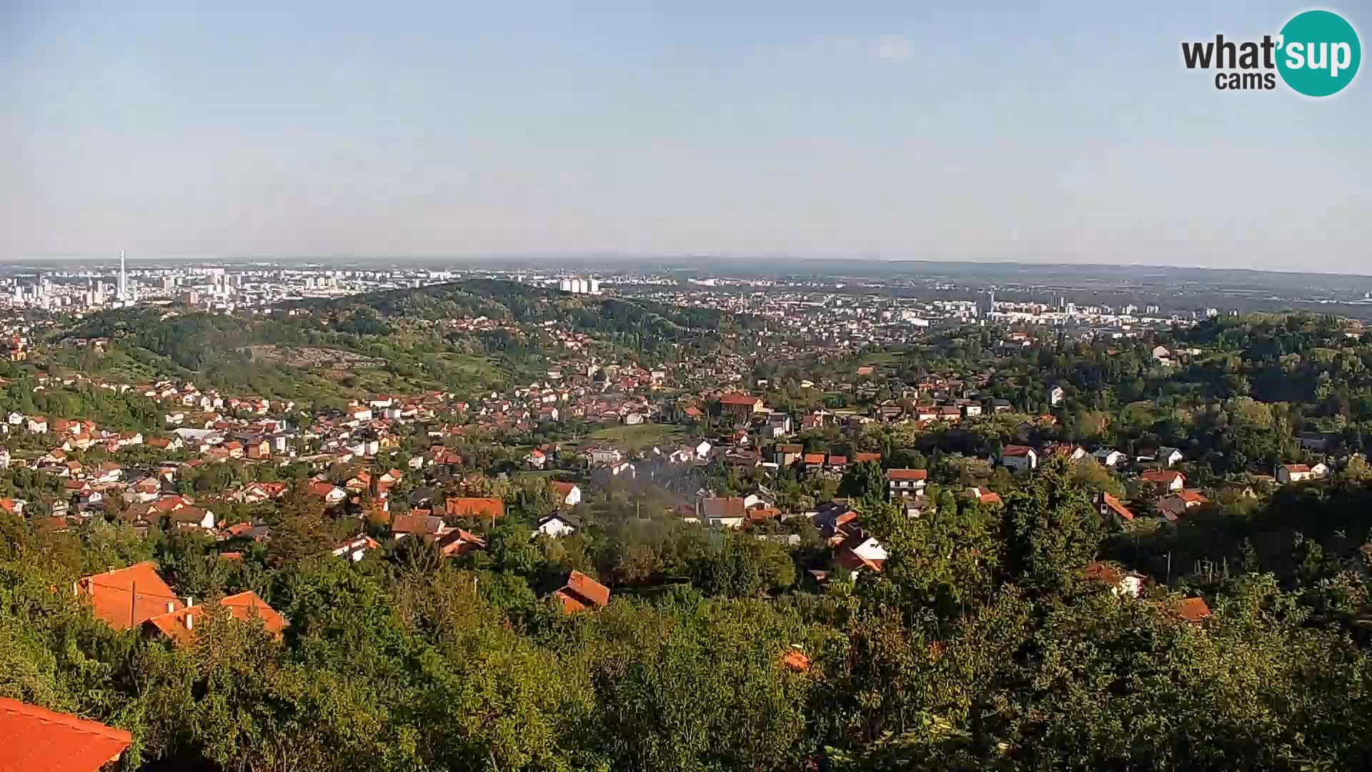 Panoramski pogled na Zagreb