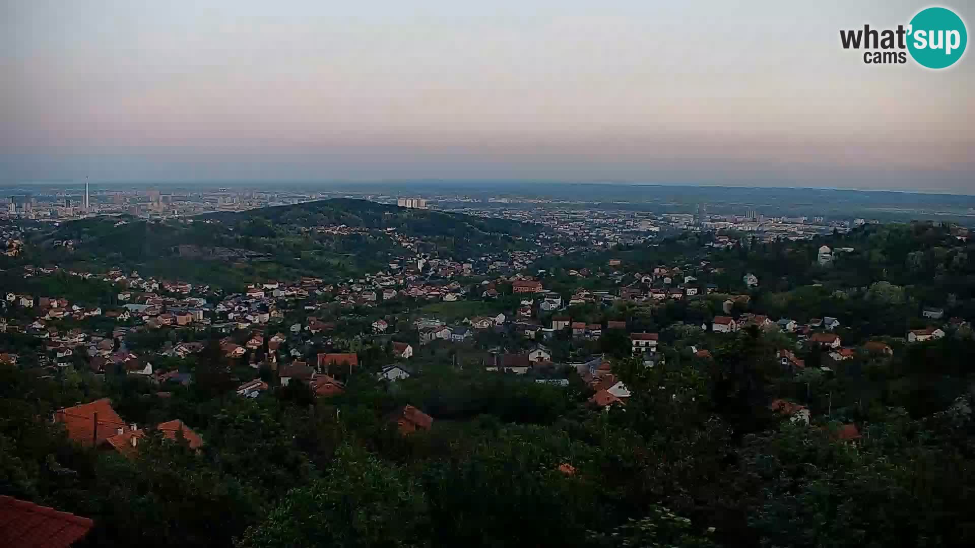 Panoramablick von Zagreb