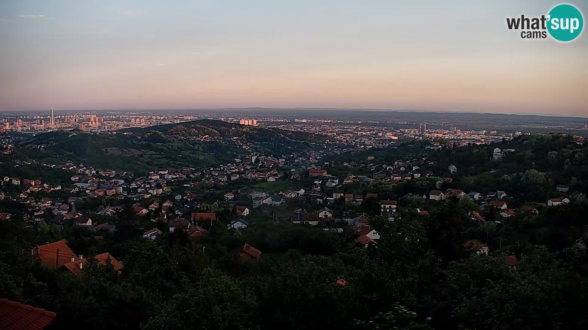 Panoramablick von Zagreb