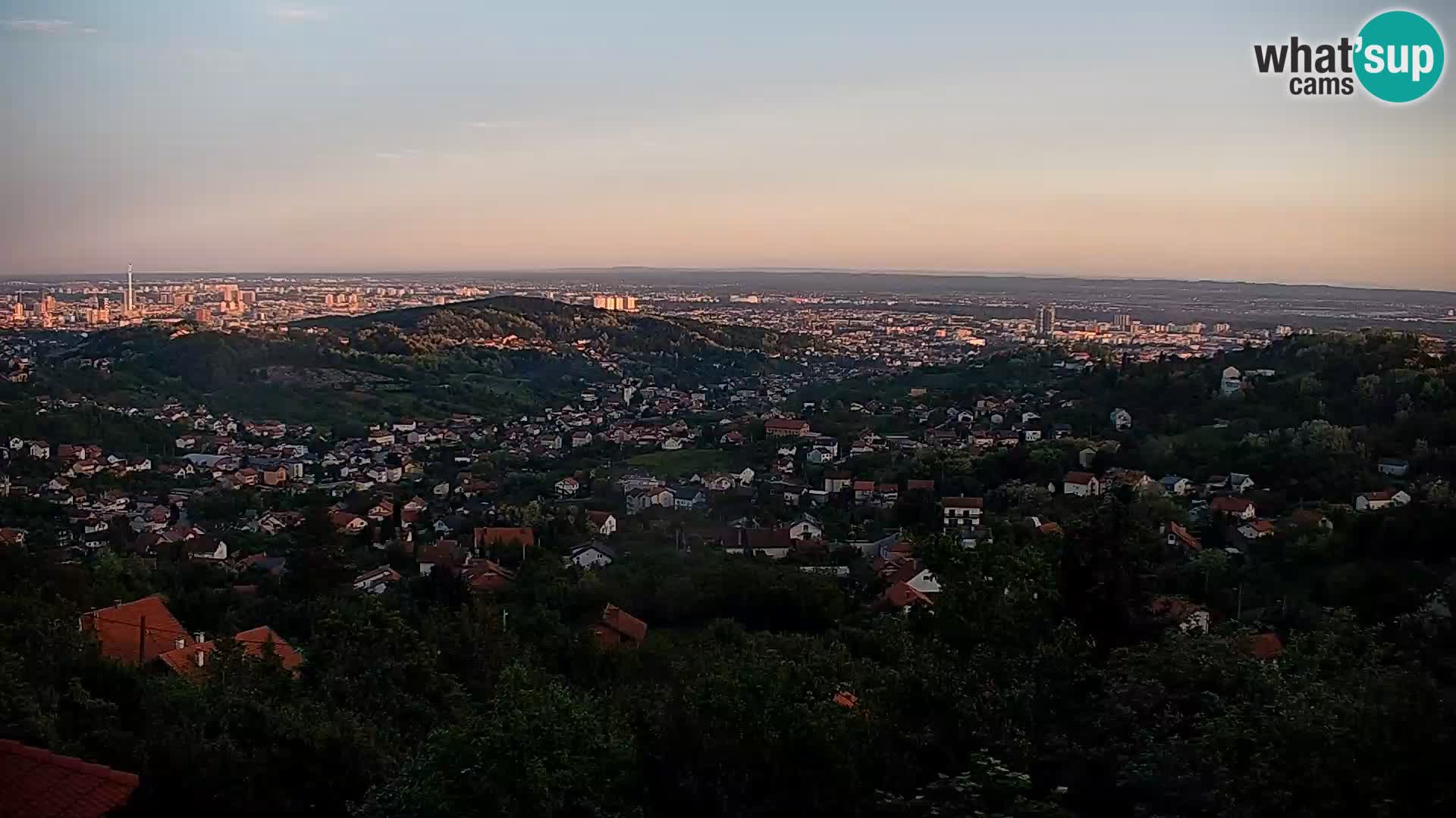 Panoramablick von Zagreb