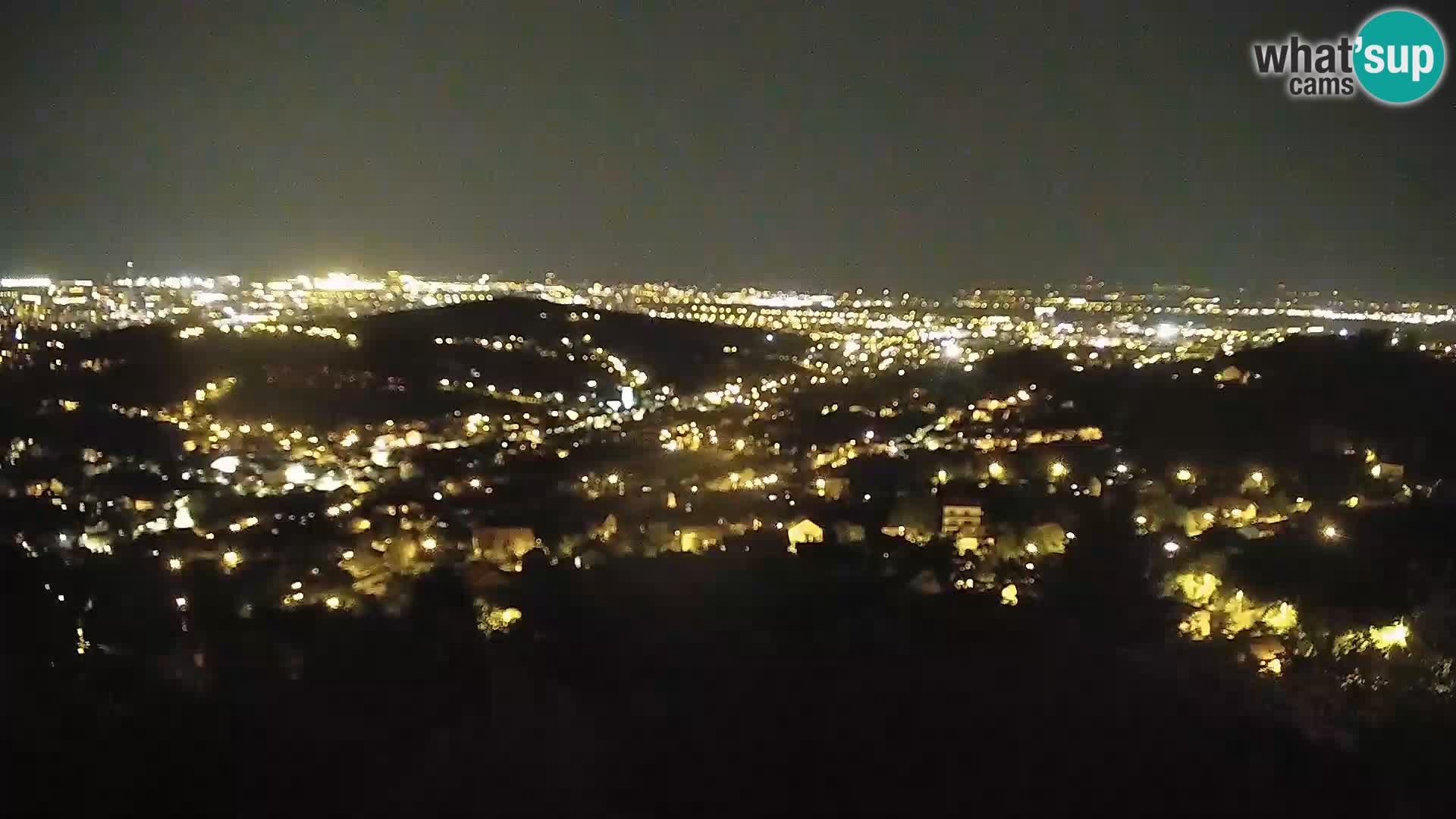Vista panoramica di Zagabria