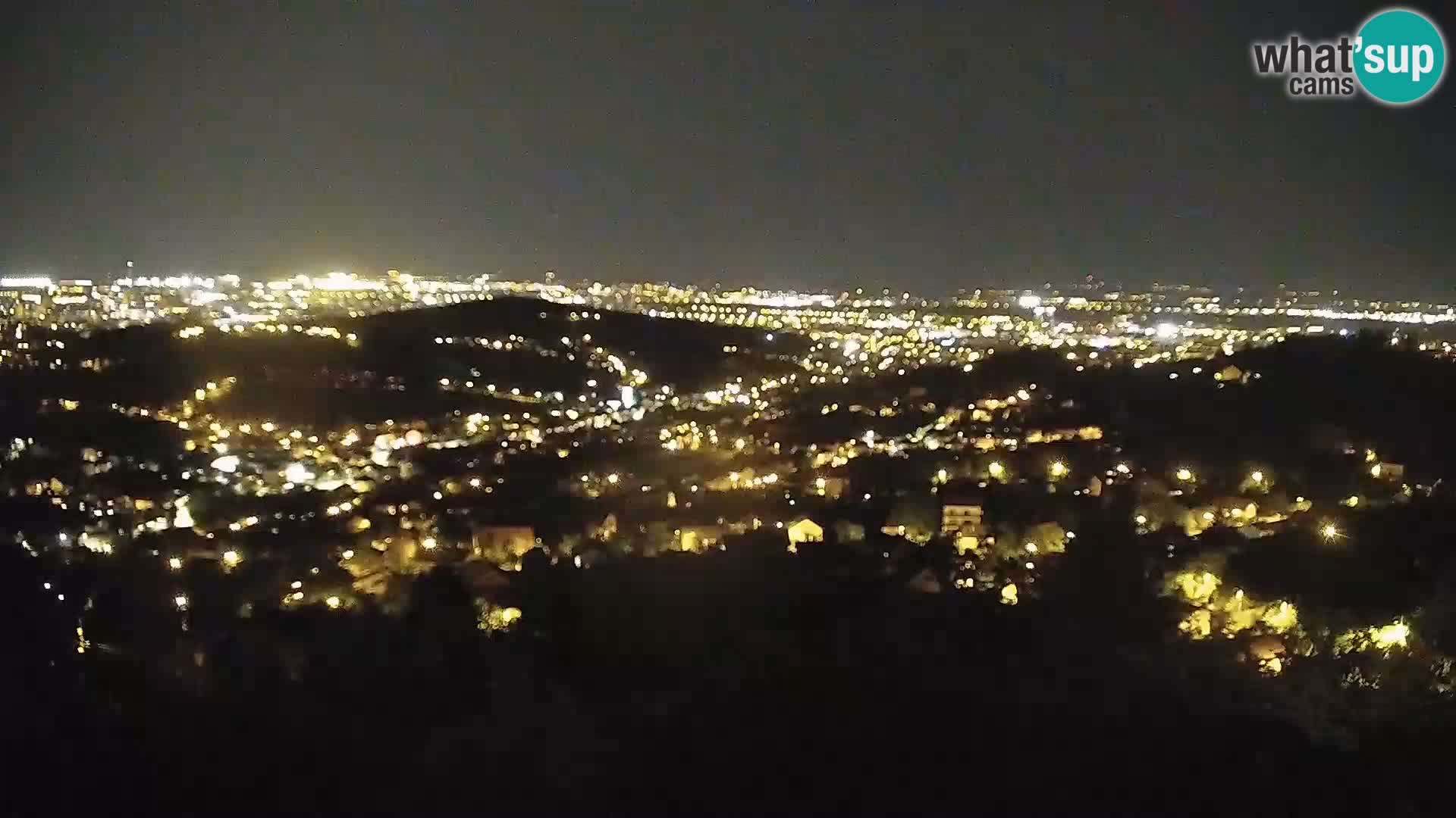 Vista panoramica di Zagabria