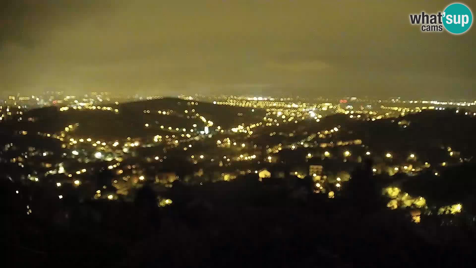 Panoramic view of Zagreb