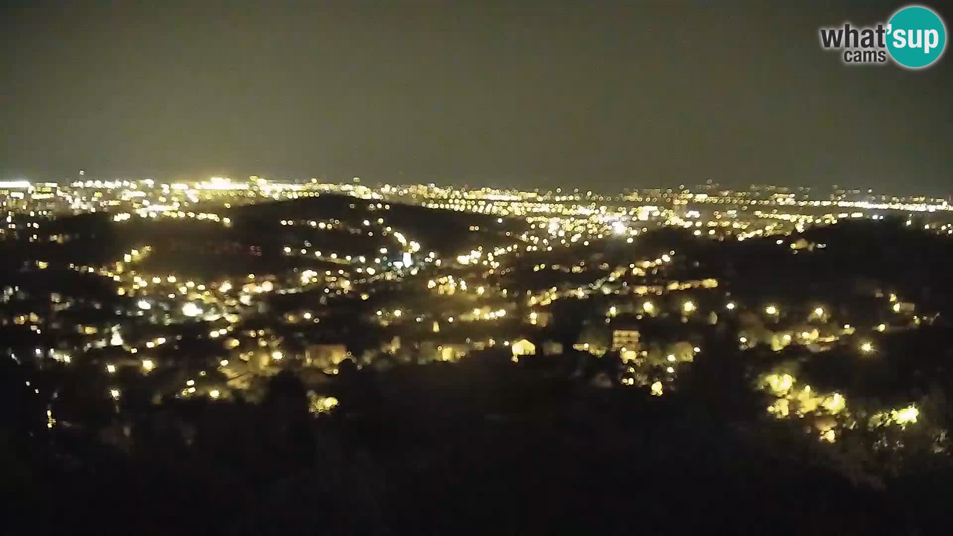 Vista panoramica di Zagabria