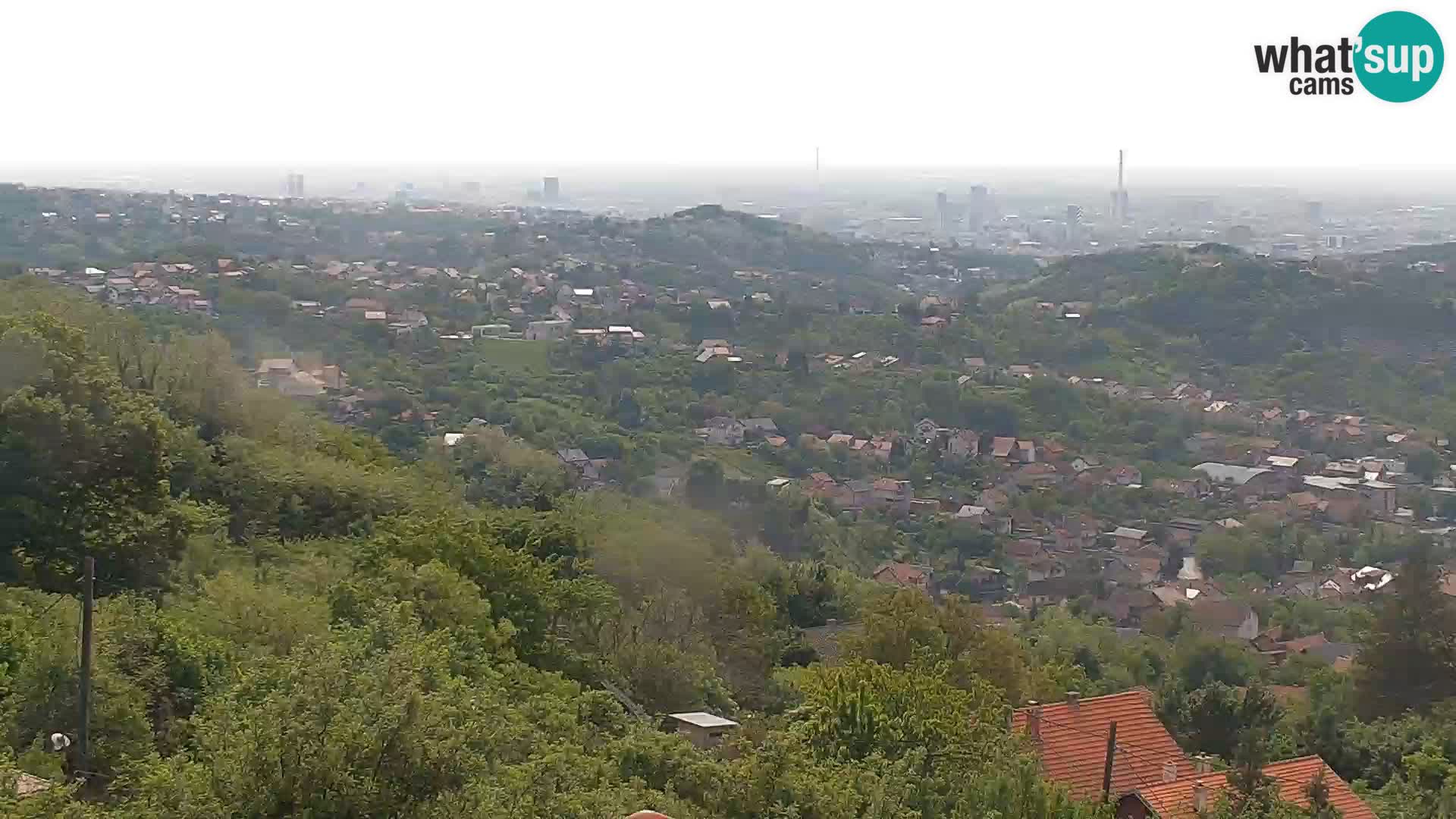 Panoramic view of Zagreb
