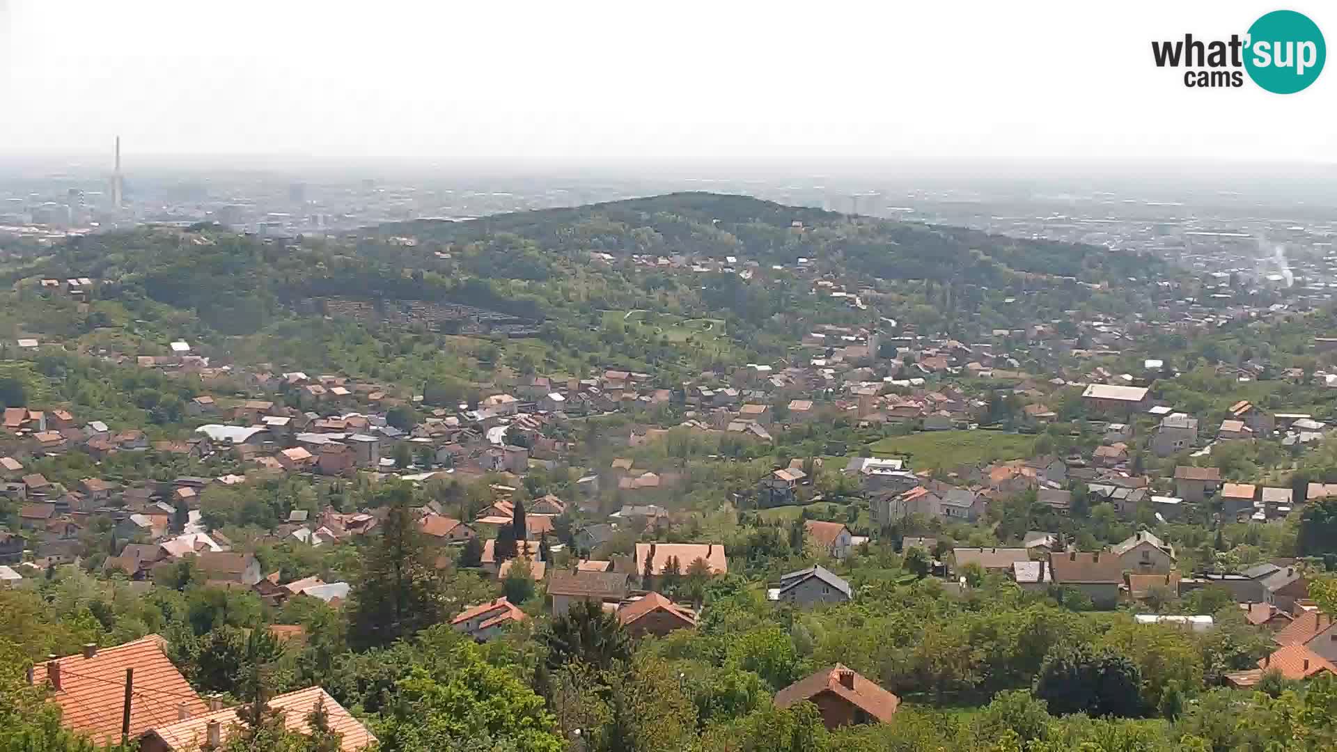 Vue panoramique de Zagreb