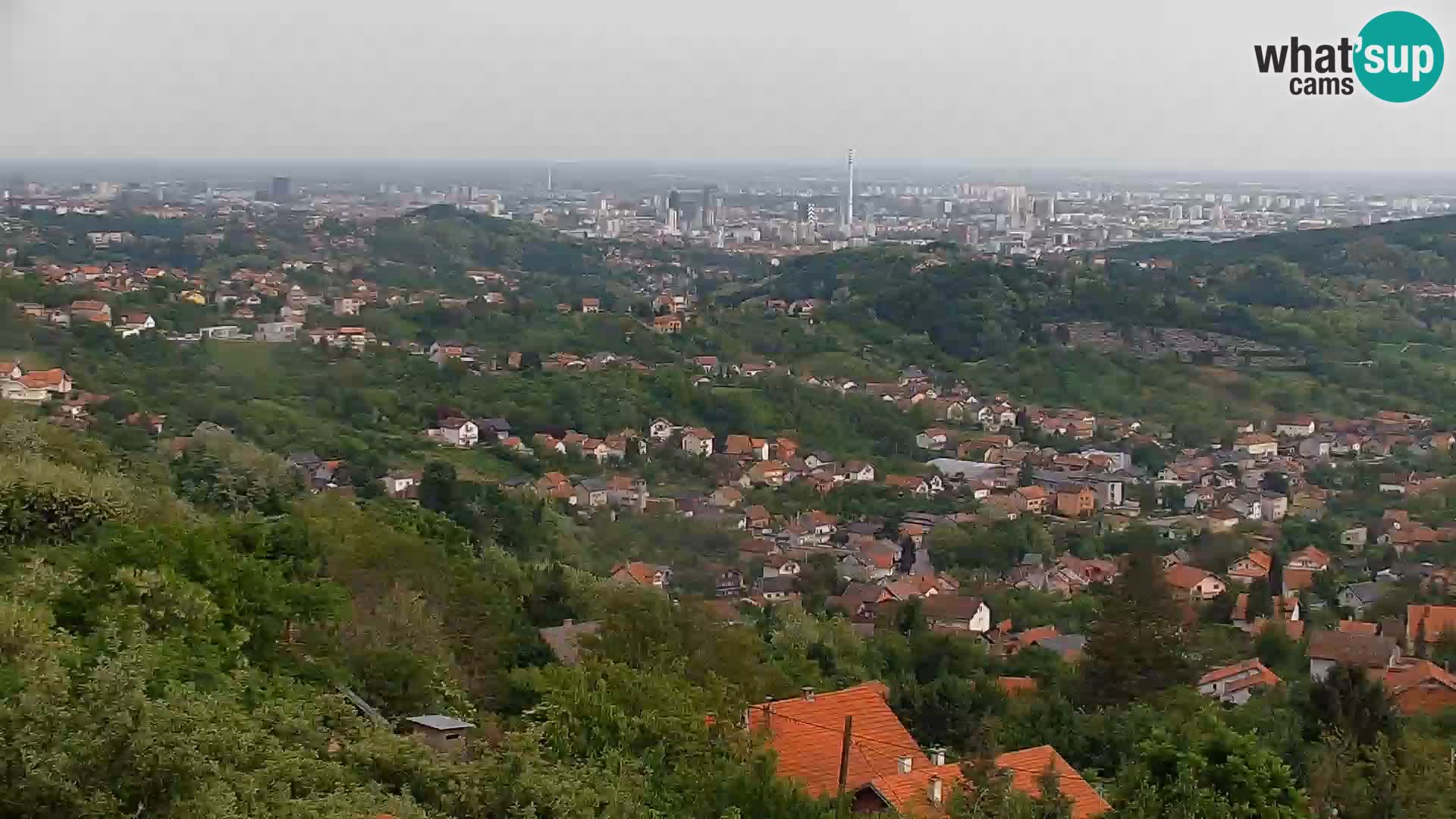 Vista panorámica de Zagreb