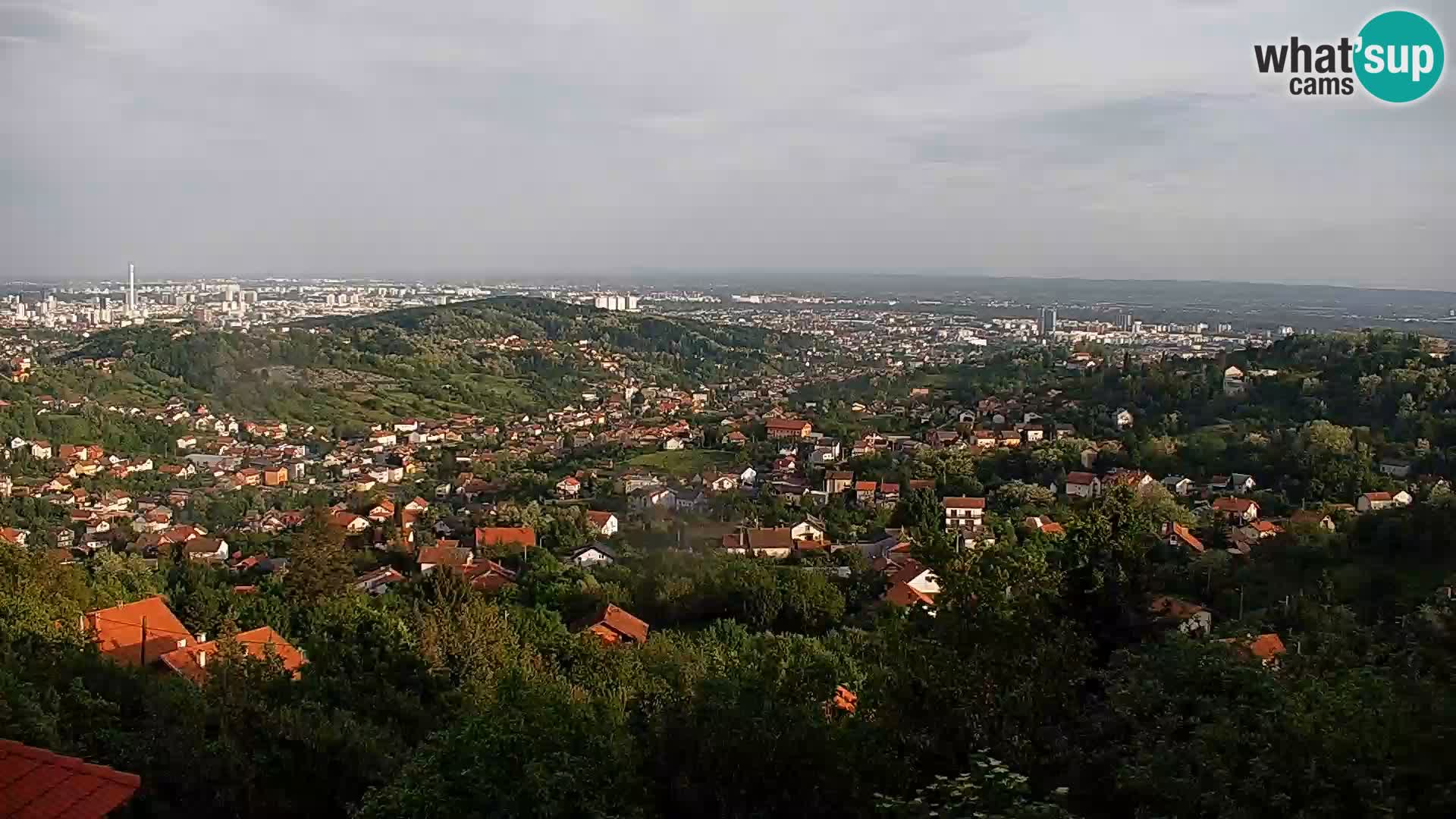 Panoramic view of Zagreb