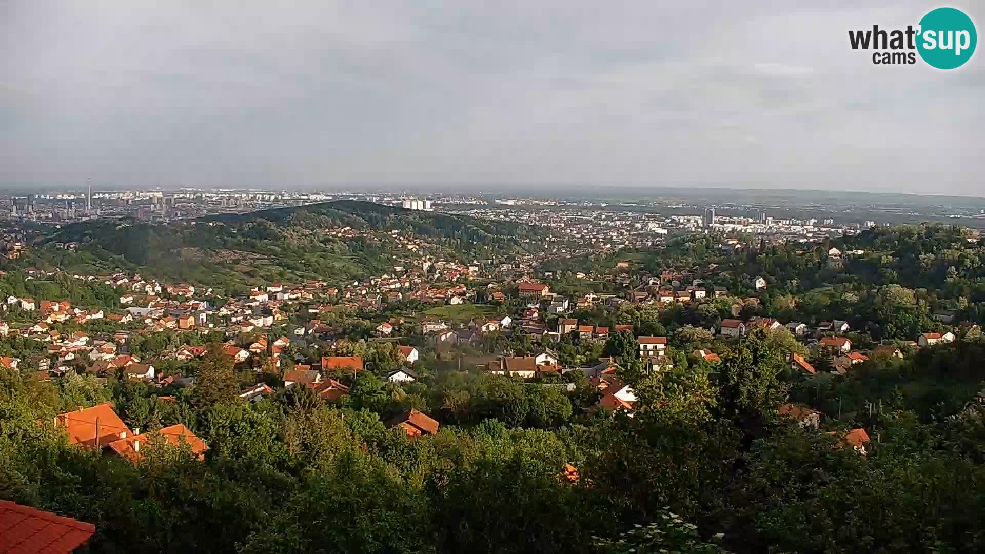 Panoramic view of Zagreb