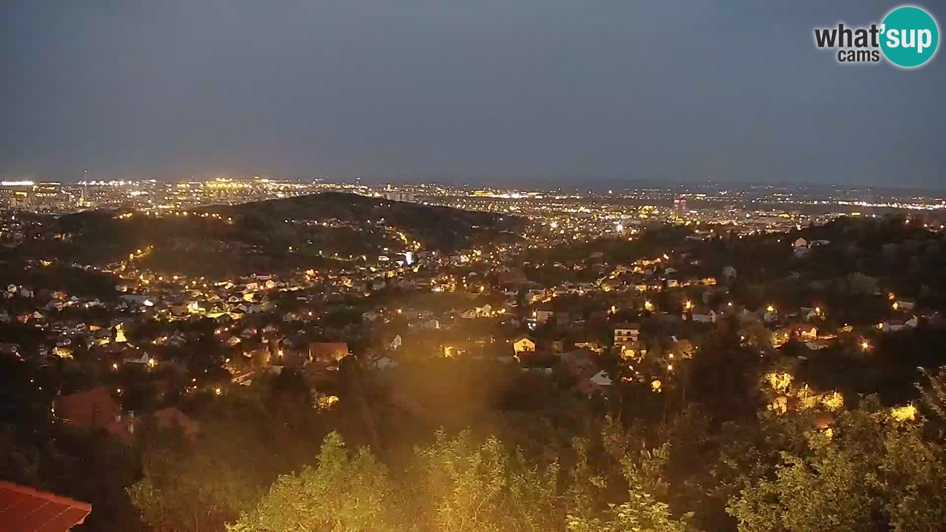 Vue panoramique de Zagreb