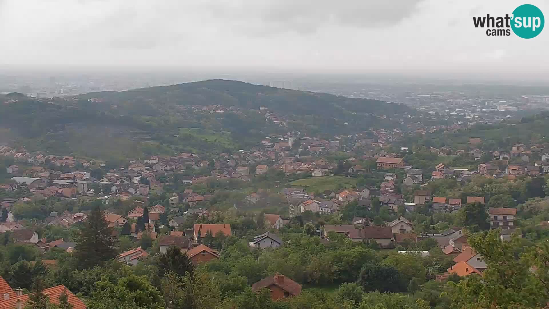 Panoramski pogled na Zagreb