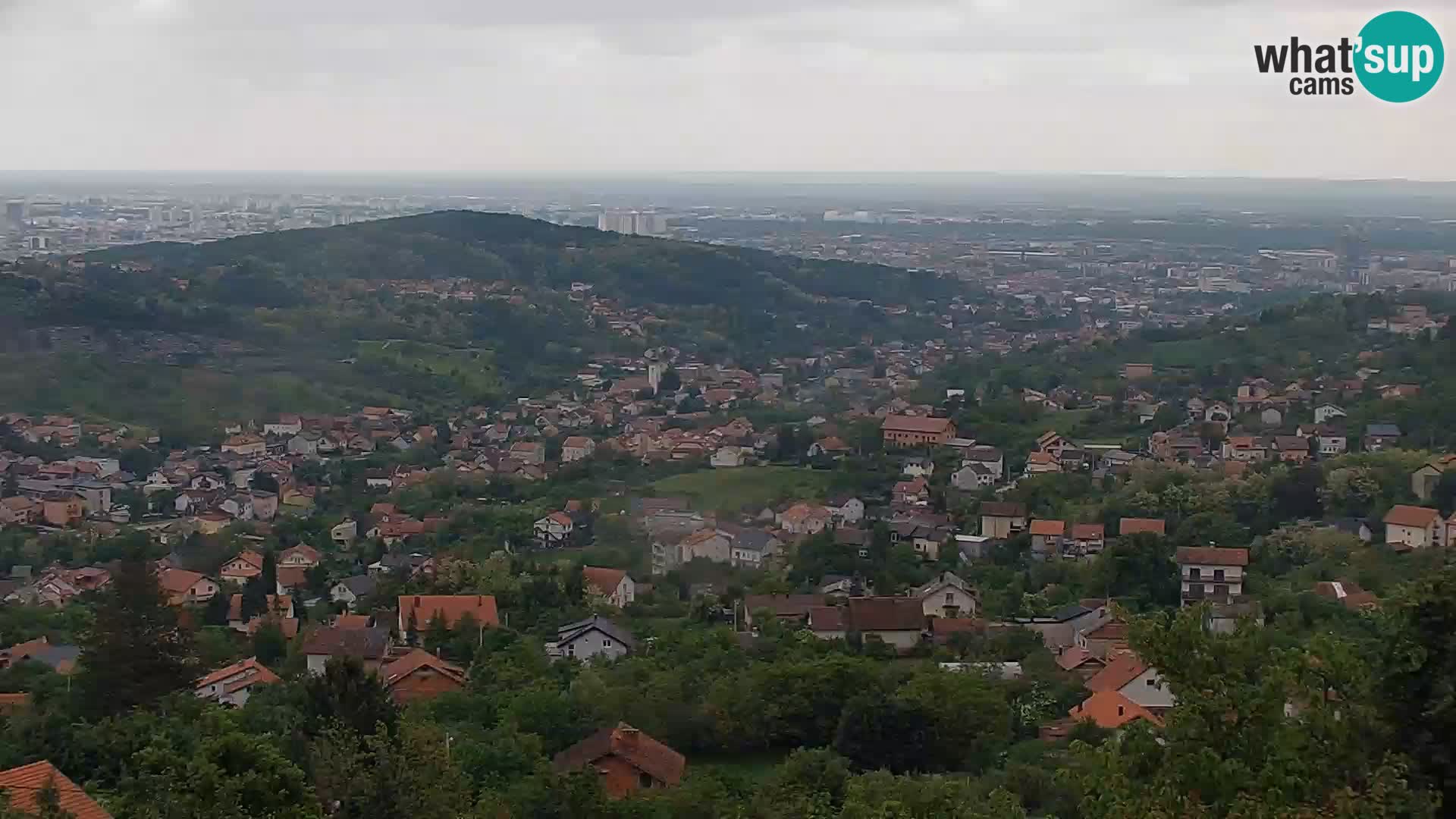 Panoramablick von Zagreb