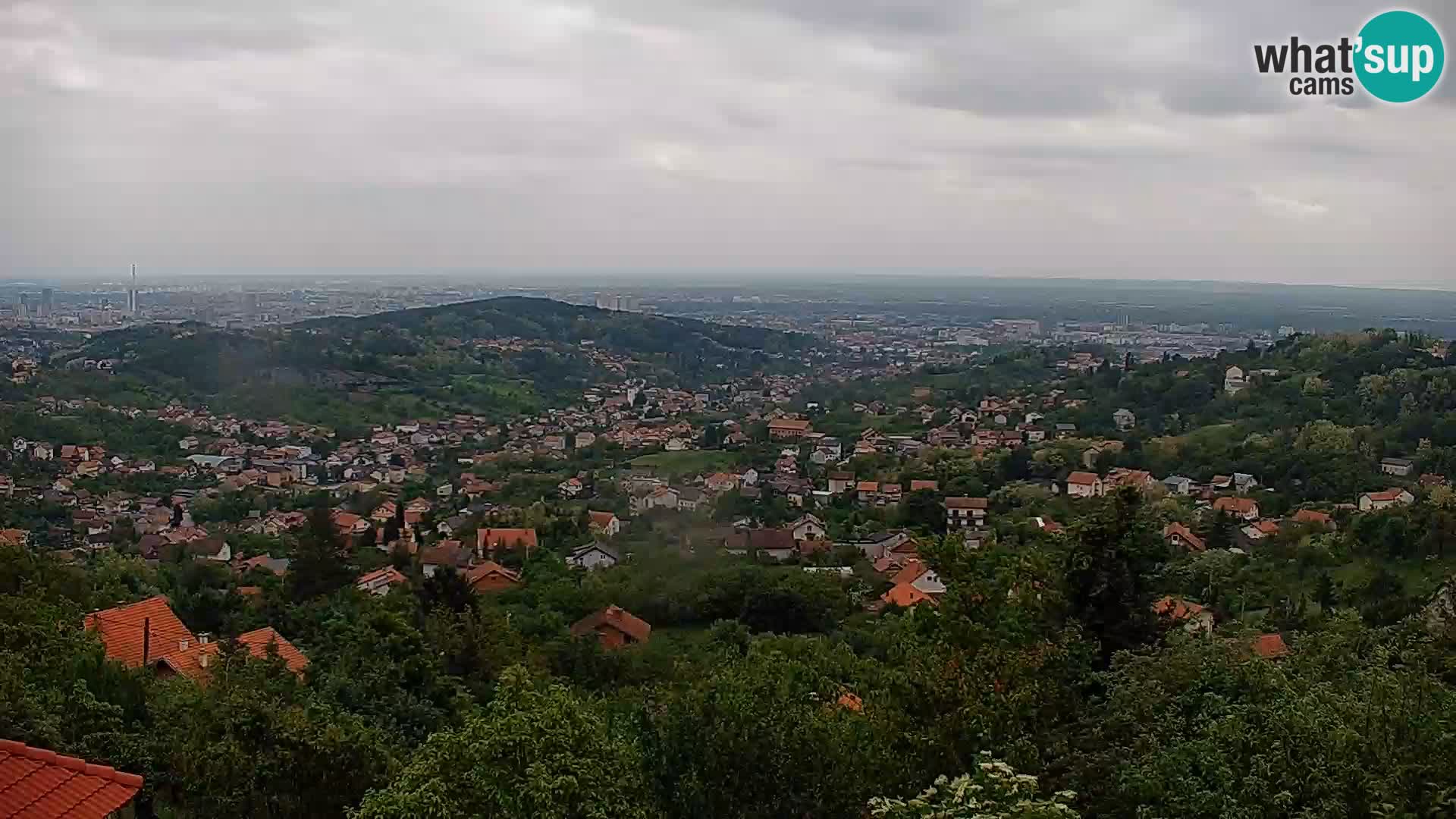 Panoramablick von Zagreb