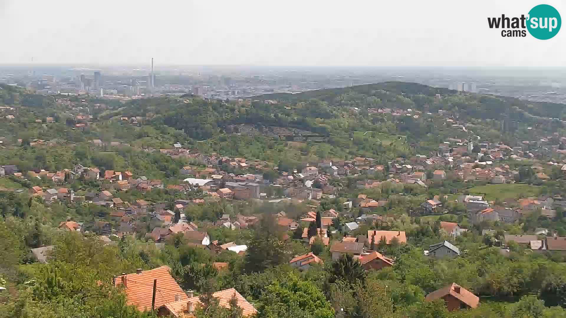 Vue panoramique de Zagreb