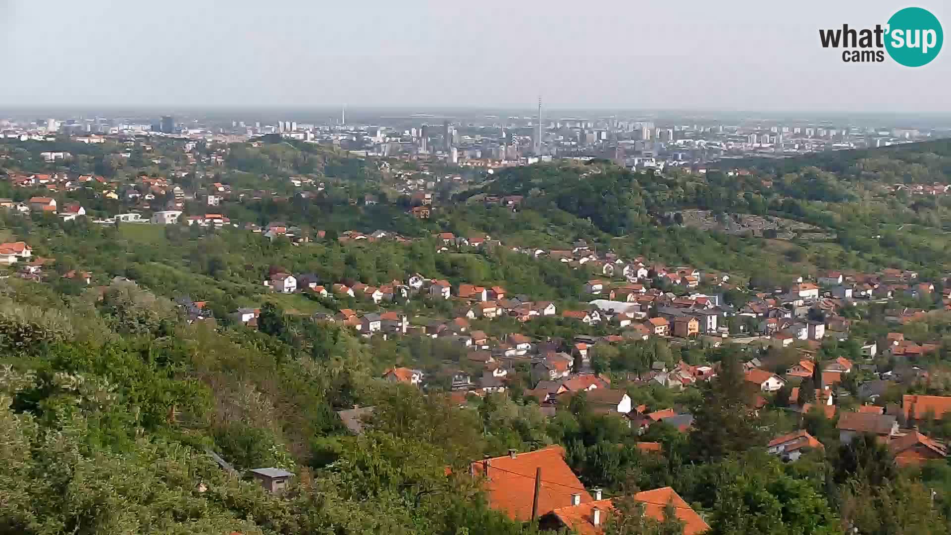 Panoramski pogled na Zagreb