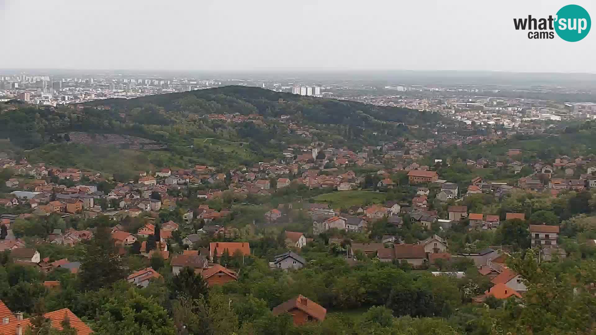 Panoramic view of Zagreb