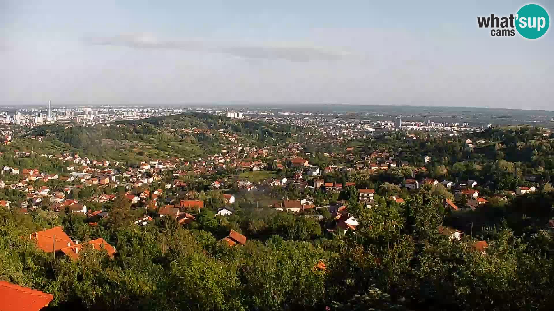 Vue panoramique de Zagreb