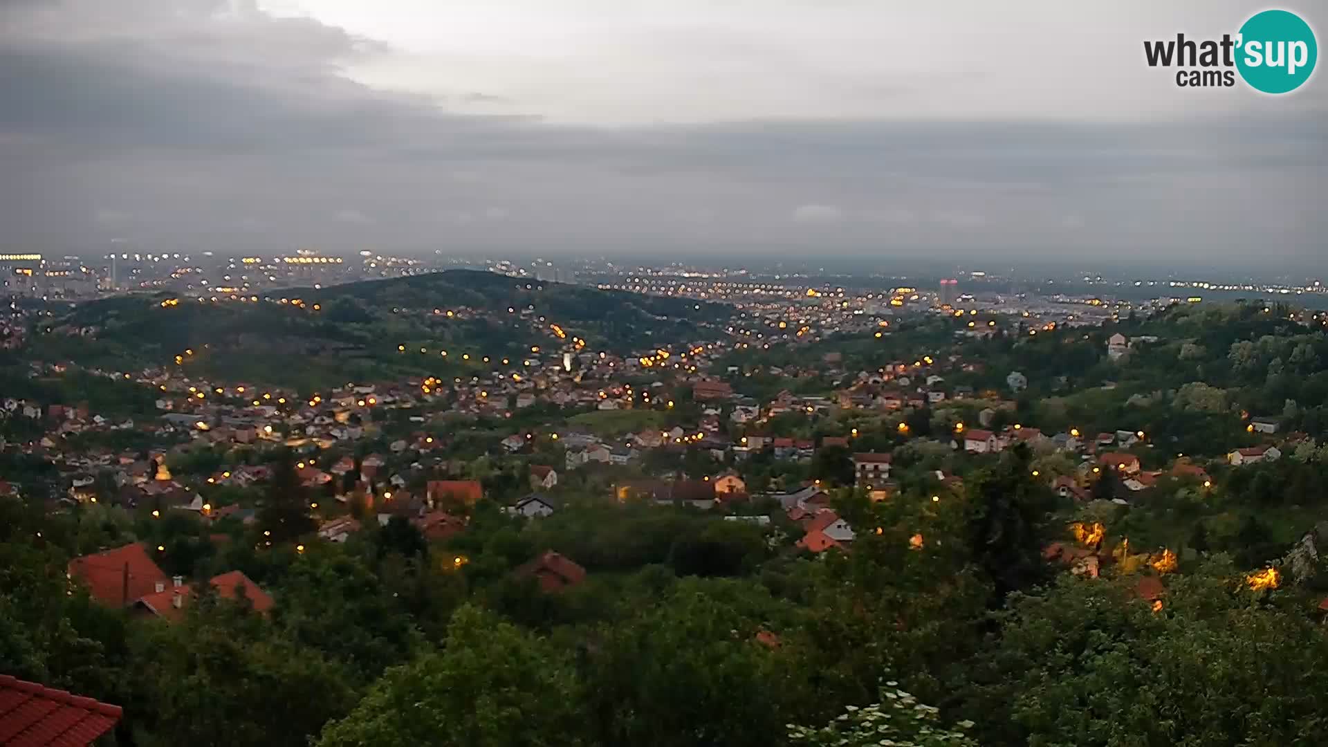 Vista panorámica de Zagreb