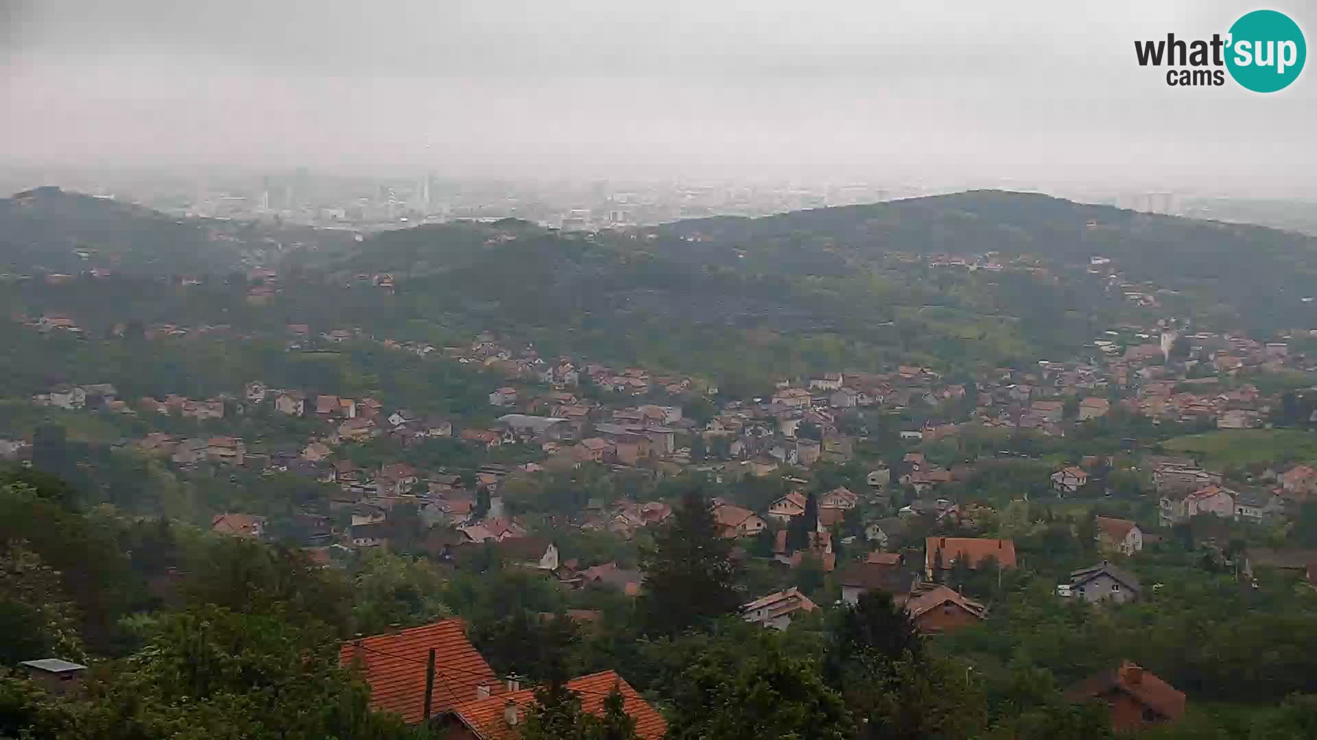 Panoramski pogled na Zagreb