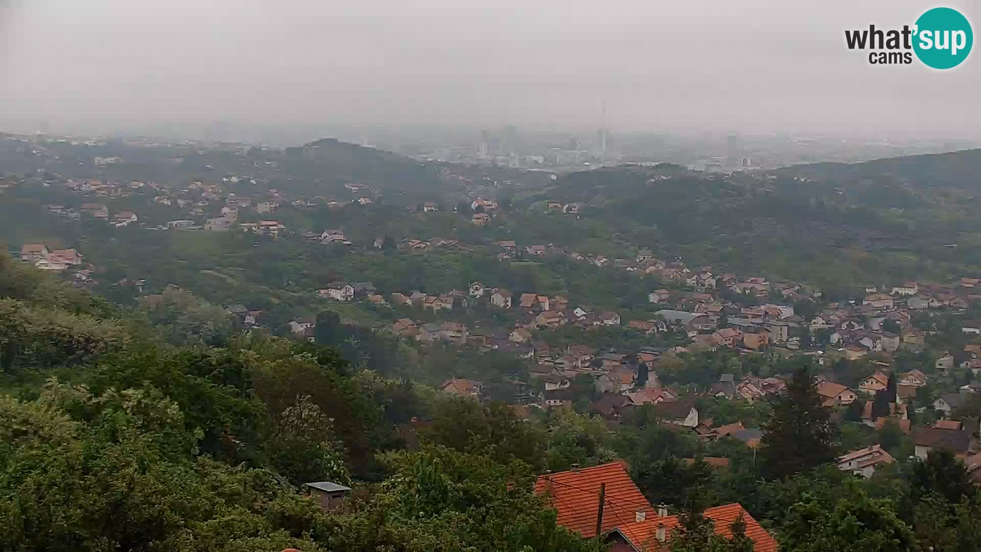 Panoramski pogled na Zagreb