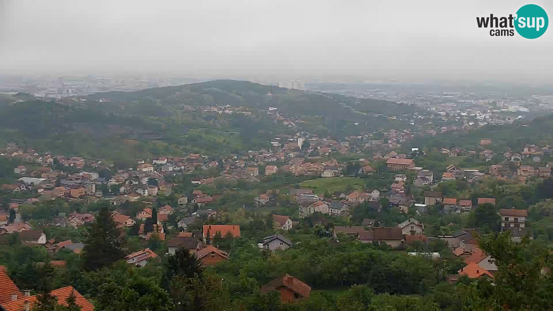 Panoramski pogled na Zagreb
