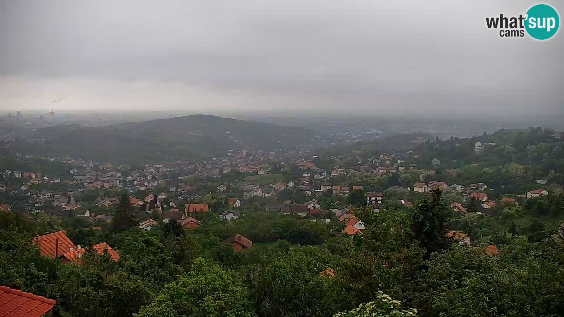 Panoramic view of Zagreb