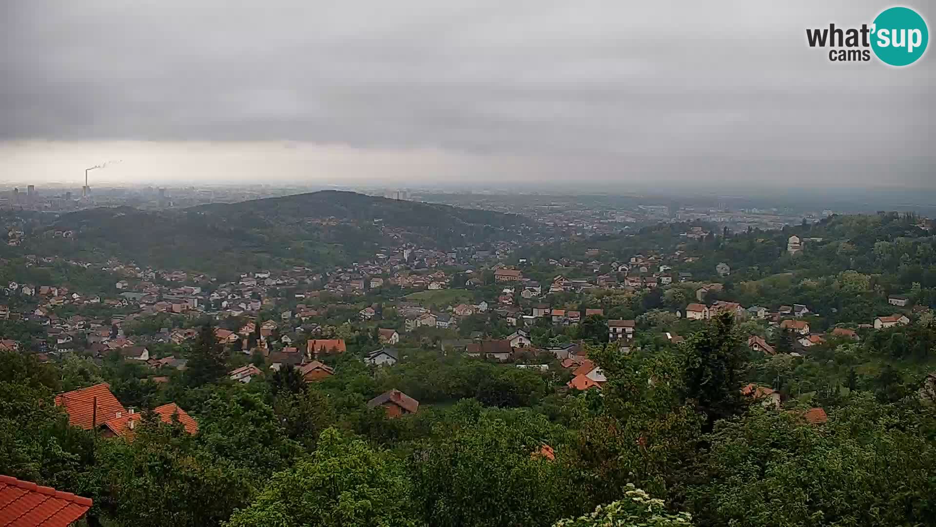 Vue panoramique de Zagreb