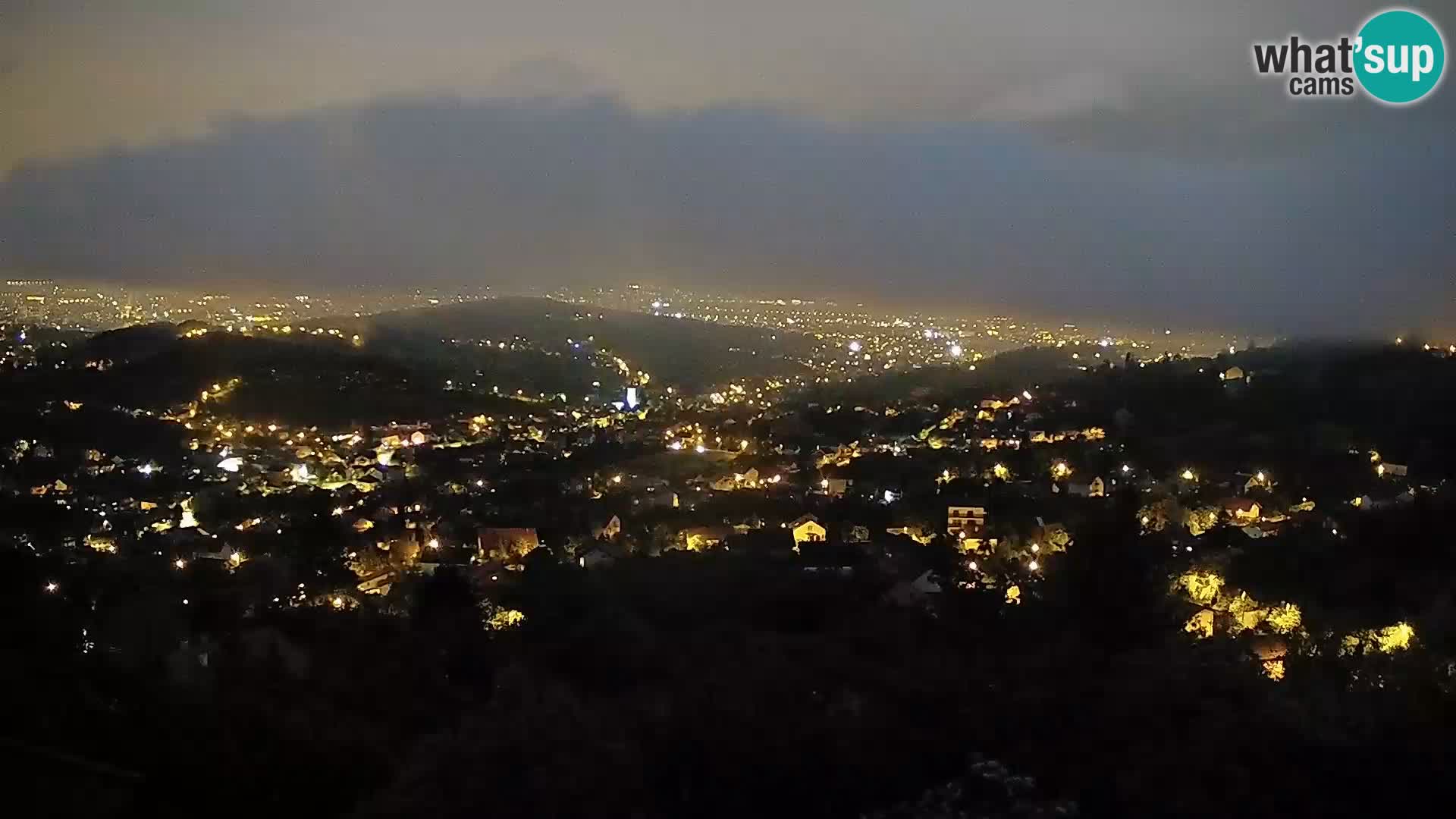 Panoramski pogled na Zagreb
