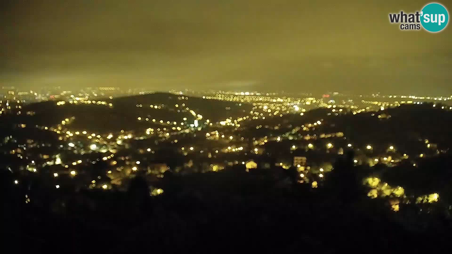 Panoramic view of Zagreb