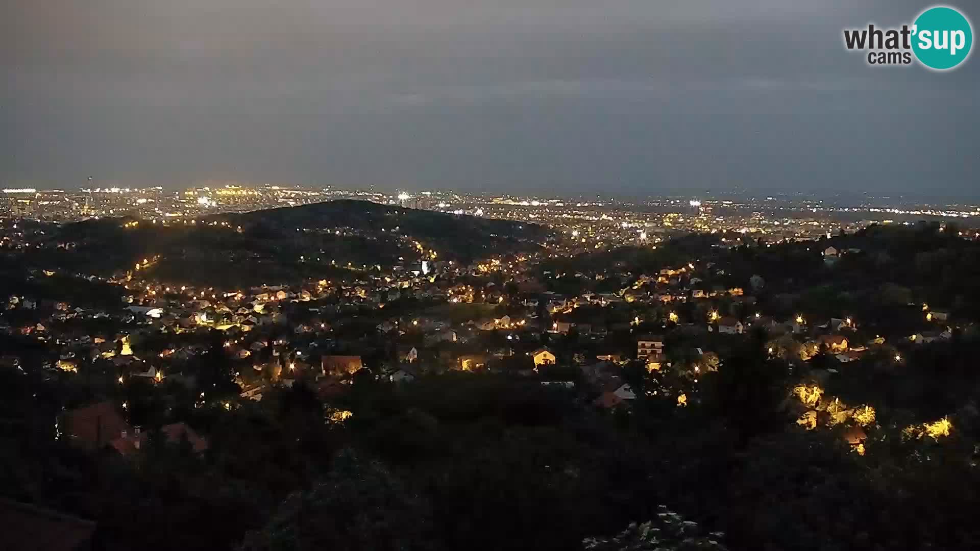 Panoramski pogled na Zagreb