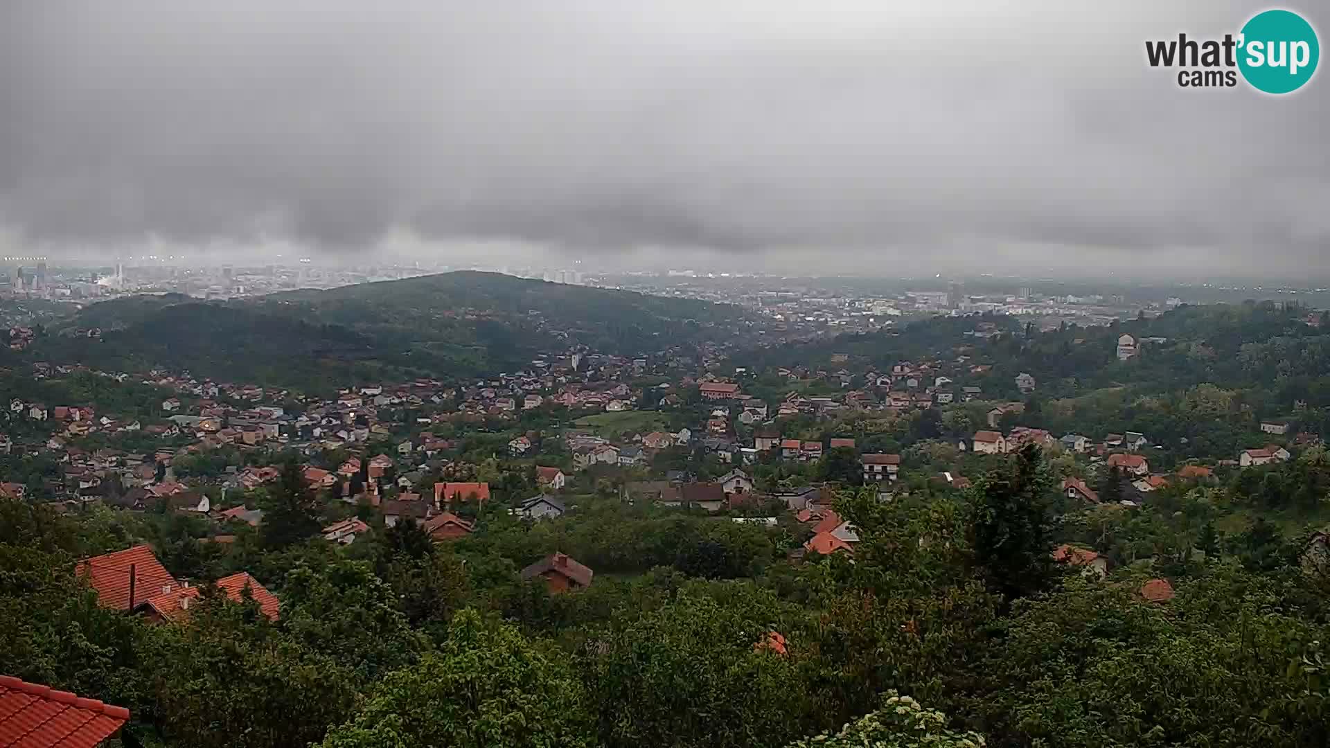 Panoramic view of Zagreb
