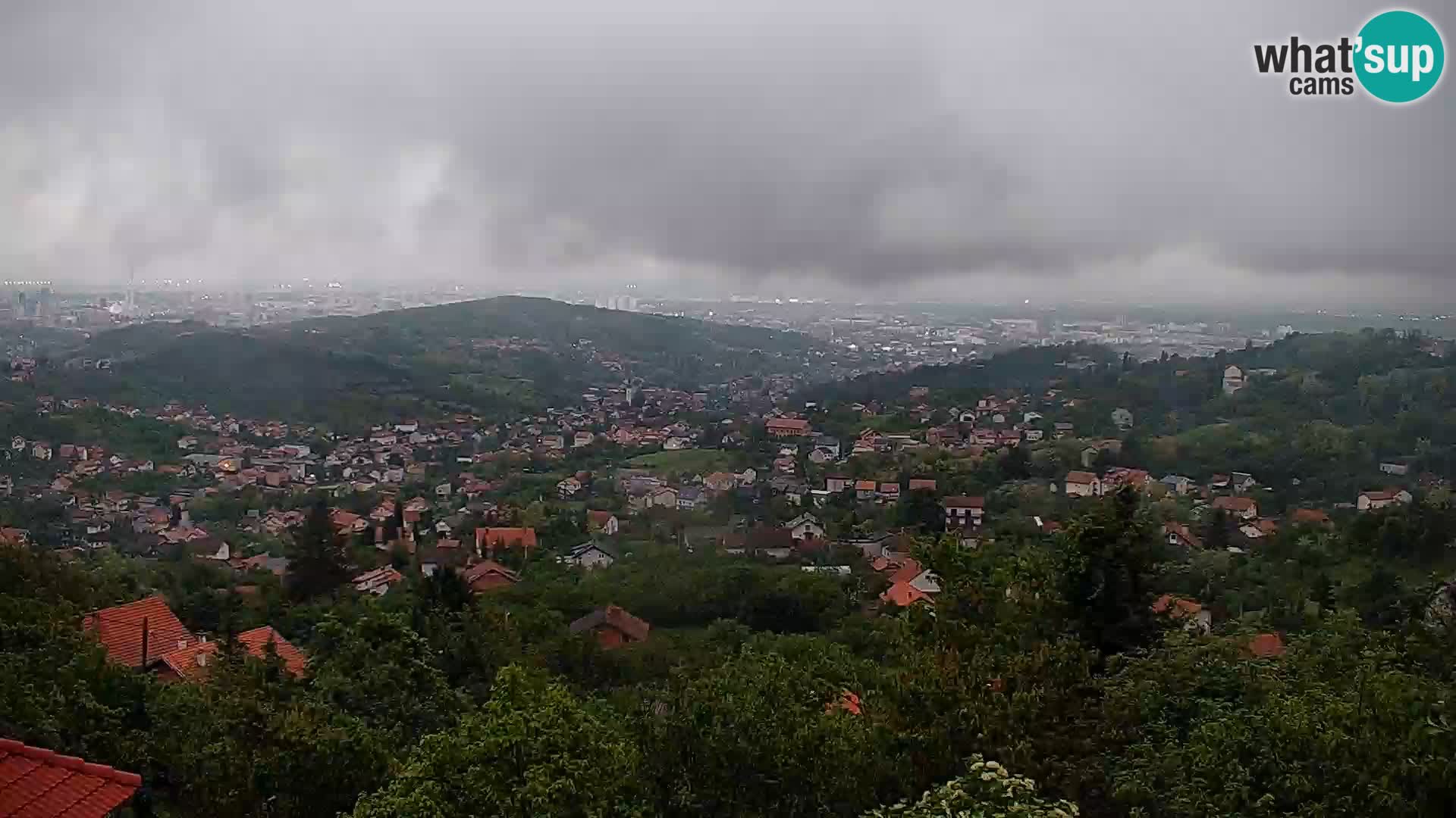 Panoramski pogled na Zagreb